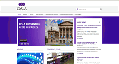 Desktop Screenshot of cosla.gov.uk